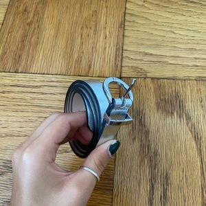 H&M silver belt